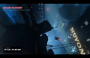 Blade Runner| Echoes Beyond the Electric Void | AMBIENT sound/visual for study & relaxation- 8 Hours