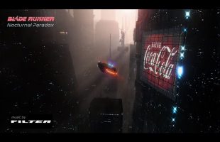 Blade Runner | Nocturnal Paradox | AMBIENT sound/visual perfect for work study & relaxation- 8 Hours