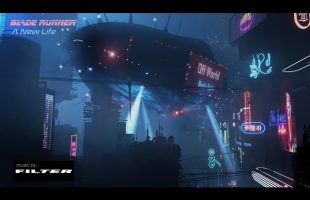 Blade Runner |A NEW LIFE| Stunning AMBIENT sound/visual perfect for work study & relaxation- 8 Hours