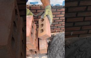 Laying Brick With Black Mortar