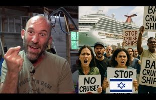 Israel Cruise Ship Protested in Greece — Greek Government Supports Starvation of Palestinians
