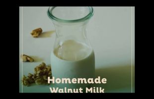 Homemade Walnut Milk