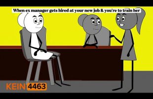 When ex manager gets hired at your new job & you’re to train her| AC: @emfandango