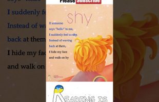 The Way I Feel – SHY – Animated Read Aloud Book https://youtu.be/o1mxBUXZdqY  #readaloud  #story