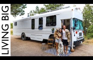 Epic Off-The-Grid School Bus Conversion