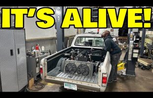 Our Dual Motor Hayabusa Turbo Pickup Truck Puts its Power To The Ground