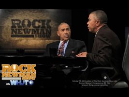 Missouri Congressmen Lacy Clay & Bill Clay with Rock Newman