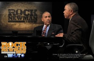 Missouri Congressmen Lacy Clay & Bill Clay with Rock Newman