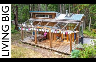 Simple Living In a Tiny Forest Home