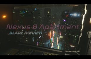 Blade Runner | NEXUS 8 APARTMENT | Dark Ambience for Work, Study and Relaxation – 8 Hours