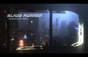 Blade Runner | APARTMENT VIEW | AMBIENCE for Work, Study and Relaxation – 8 Hours