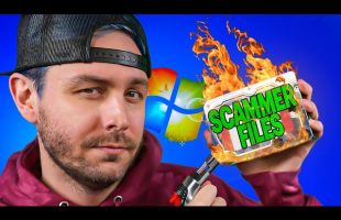 DELETING 200,000+ FILES FROM A SCAMMERS COMPUTER