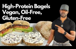 Best Gluten-Free High-Protein Bagels I Vegan, Oil-Free, BLT