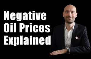 Crude oil prices are negative.  What does this mean?