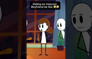 Dating insecure boyfriend be like 😂😂 #fypage #duet #relatablecontent #comedy #funnycartoon