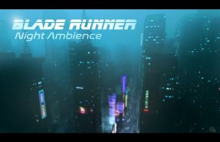 Blade Runner | NIGHT AMBIENCE |  AUDIO/VISUAL Cityscape for Work, Study and Relaxation – 8 Hours