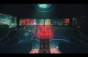 Meditate in Your Car While Listening To The Rain & Soft Cyberpunk Music