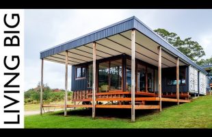 Shipping Container Home Designed For Sustainable Family Living