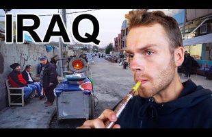 WALKING STREETS OF IRAQ (This is Crazy) Smoking Shisha & Meeting Locals