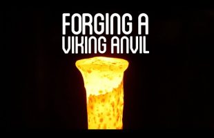 Forging a Viking Anvil