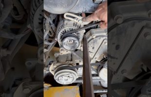 Tightening A Skid Steer Alternator Belt
