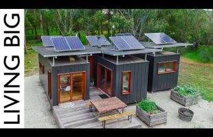 3 x 20ft Shipping Containers Turn Into Amazing Compact Home
