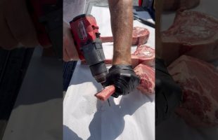 Cooking Tomahawk Steaks on the Jobsite