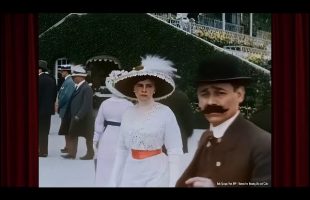 Belle Époque Paris c.1899 : HD Colorized Footage w/ added sound