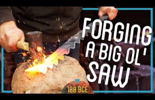 Forging a Saw For Our Water Powered Sawmill