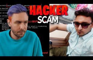 Scammers trying to catch a hacker