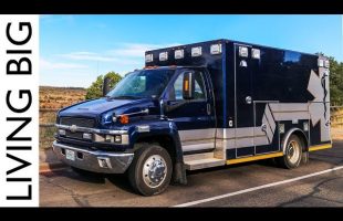 Life On The Road In An Ex-Ambulance Camper