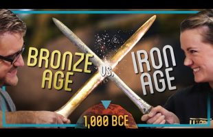 Forged Iron Sword vs. Cast Bronze Sword