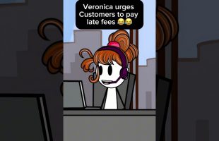 Veronica urges customers to pay late fees @Therealveronika #fypage #workplacememes #memeoftheweek