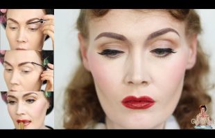 Becoming Joan Crawford: Easy 1940s Makeup Look