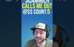 Scammer Calls Me Out! #shorts