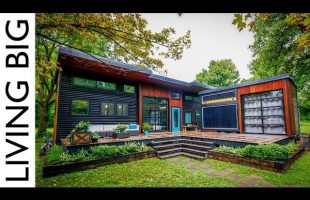 Musician’s Incredible Modern Tiny House & Mobile Music Studio