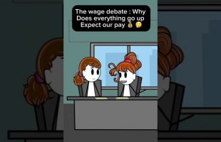The wage debate 🤣🤣 @Therealveronika