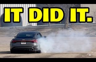 Our Audi Etron had a surprise after dumping it in thousands of pounds of rice.