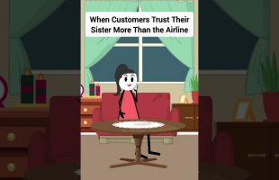 When Customers Trust Their Sister More Than the Airline #gplus #animation #funny #skits