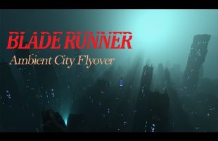 Cinematic Blade Runner Ambience | Ultra Atmospheric Los Angeles Flyover – 1 hour