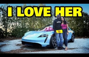 I bought my girlfriend a Porsche Taycan for our 2 week anniversary