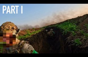 RAW Combat GoPro | Non-Stop Artillery in Khromove