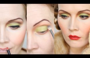 Old Hollywood Makeup Look from the 1930s
