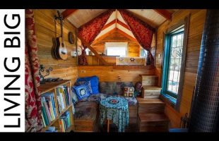 Spectacular Tiny House Truck Made From Salvaged Materials