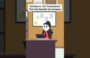 Veronika vs. The “Convenience” That Only Benefits the Company #corporate #animation #gplus #skits