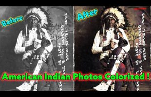 PART #24 – Real American Indian Photos Colorized For The First Time Ever ! -Tribal Music Vibez