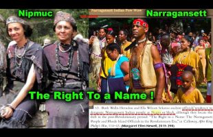 Contested places and “Vanishing” Indians /  Narragansett, Nipmuc, Hassanamisco / The Right to a Name