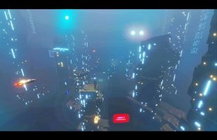 Ambient ride through city shrouded in fog – 1 hour