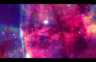Music from deep space – a beautiful relaxing ambient nebula flythrough – 1 hour