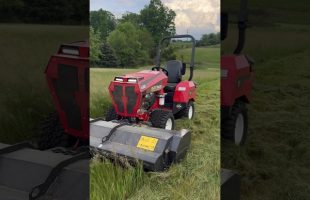 Steiner 450 with 72” Flail Mower